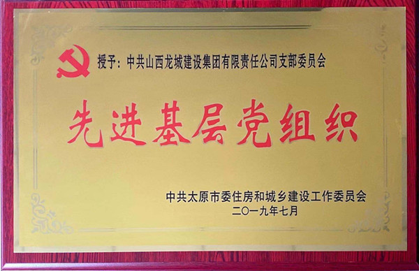 二零一九年度市先進(jìn)基層黨組織